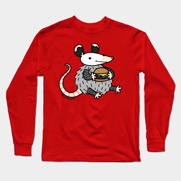 Borger Long Sleeve T-Shirt by Possum Mood